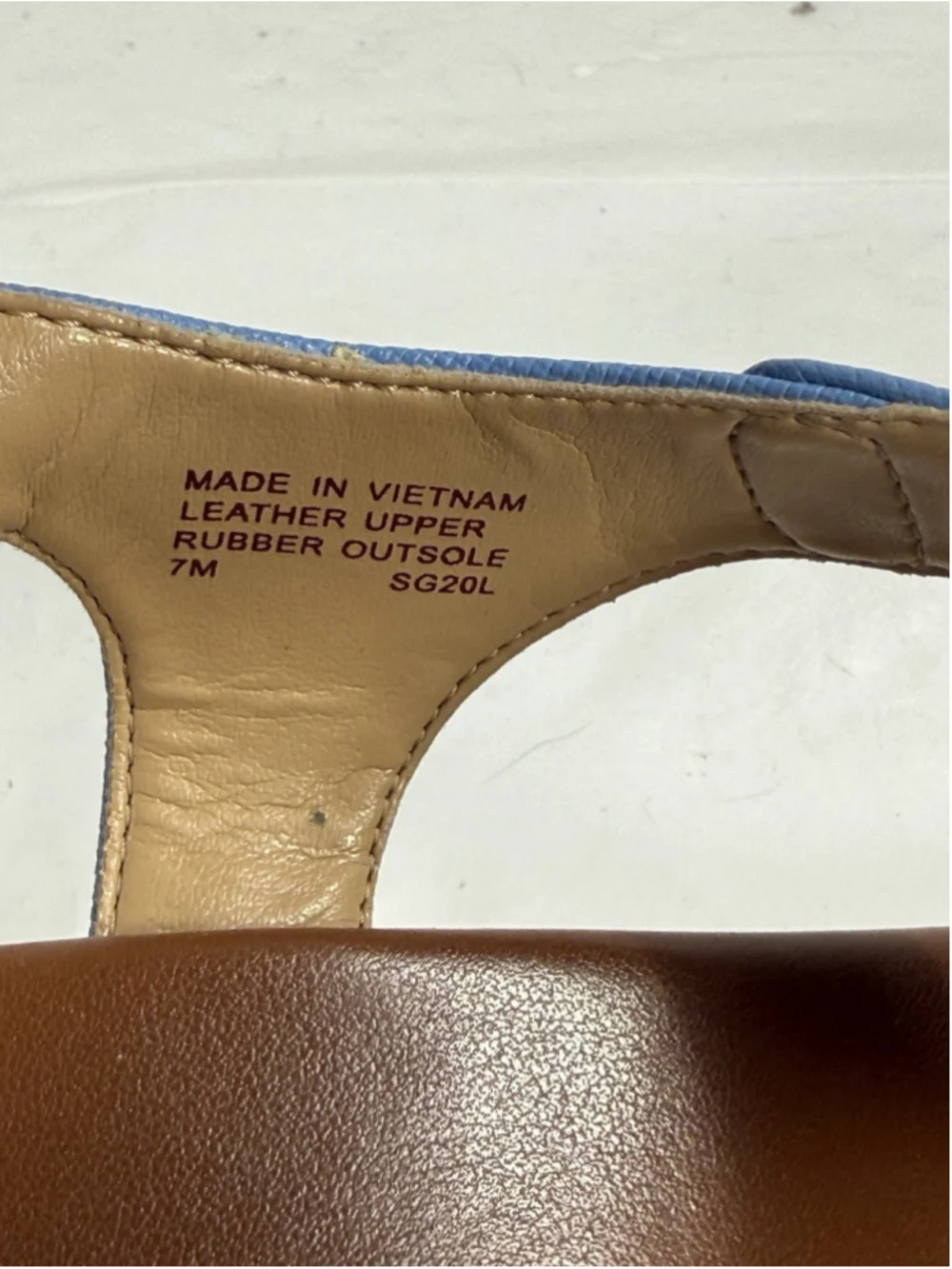 Michael Kors Laney Thong Espadrille wedge platform Sandals Blue Size 7M